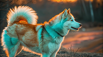 Majestic Malamute in Stunning Ultra, malamute, Animal, dog, husky HD wallpaper