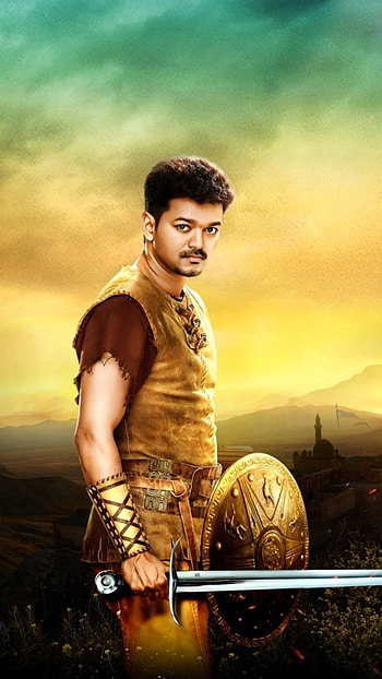 Subha Vijay, Puli Movie HD phone wallpaper