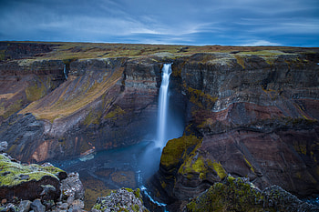 Waterfall In Iceland , waterfall, iceland, nature HD wallpaper