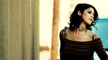 hot, tatoo, young, beauty HD wallpaper