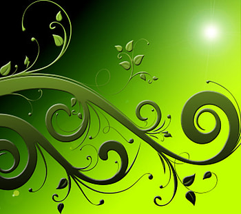 Abstract, foral, green, spring, pattern HD wallpaper