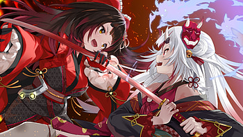 Hololive Nakiri Ayame Roboco Virtual Youtuber HD wallpaper