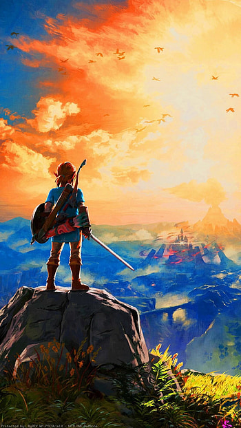 Fan-Art-Legend-of-Zelda-Breath-of-the- HD phone wallpaper
