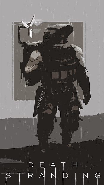Litos Lopez's Death Stranding , Artistic portrayal, Abstract design, Mesmerizing textures HD phone wallpaper