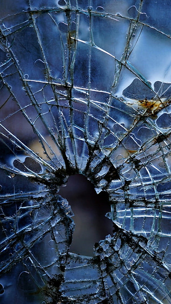 Damage Display, Blue Screen, damage HD phone wallpaper