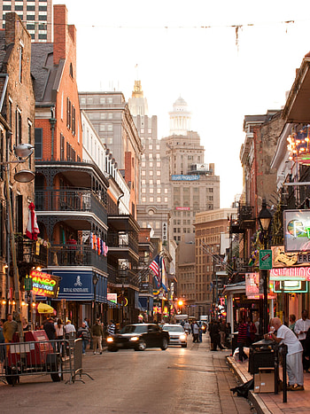 Louisiana travels, Bourbon street , backgrounds HD phone wallpaper