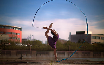 Graceful routines, Elegance in motion, Stunning displays, gymnastics HD wallpaper