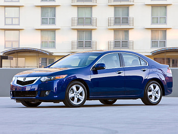 Auto, Acura, Cars, Building, Asphalt, Side View, Style, Akura, 2008, Tsx HD wallpaper