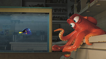 Hank Octopus In Finding Dory, finding-dory, movies, animated-movies, 2016-movies, octopus HD wallpaper