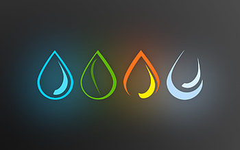 Shining Elements, wind, earth, shining, element, water, fire HD wallpaper