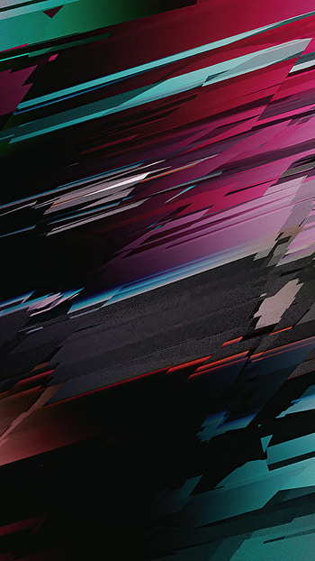 3D glitch abstraction, Sony Xperia X, , Digital distortions HD phone wallpaper