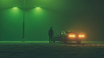 Waiting For The Guy, alone, artist, artwork, digital-art, behance HD wallpaper
