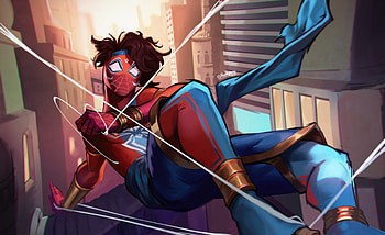 Spider Man Pavitr Prabhakar, spiderman, superheroes, artwork, artist, digital-art, art, artstation HD wallpaper