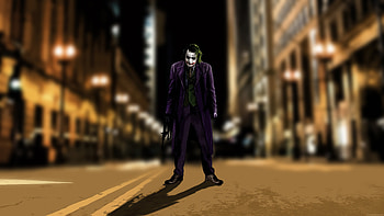 Joker On The Streets, joker, superheroes, artwork, artist HD wallpaper