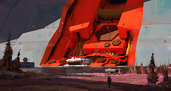 Mega Wall, Sci Fi, Structure, futuristic, spaceship, landscape HD wallpaper
