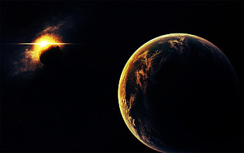 Landscape, Planets, Universe HD wallpaper
