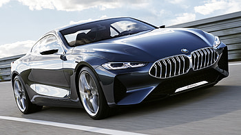 Bmw concept 8 series, front, car HD wallpaper