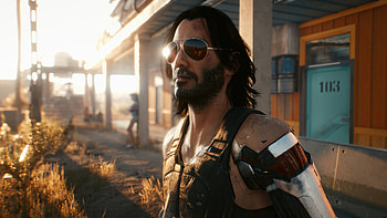 Cyberpunk 2077 Johnny Silverhand, Johnny Silverhand, Keanu Reeves, video game, Cyberpunk 2077 HD wallpaper
