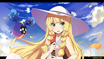 Video Game PokÃ©mon Sun And Moon Lillie (Pokemon) Cosmog (PokÃ©mon) HD wallpaper