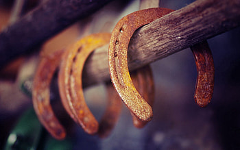 Background, Miscellanea, Miscellaneous, Rust, Horseshoe HD wallpaper