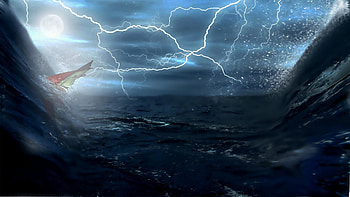 .wiki-Lightning-Storm-Ship-Background-PIC-WPD003099 HD wallpaper