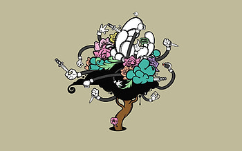 Fantasy, Vector, Wood, Tree, Imagination, Madness, Surrealism, Thoughts HD wallpaper