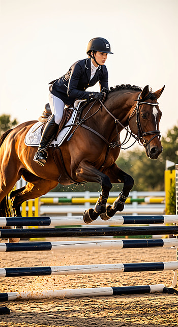 Saddle Flight — Equestrian , horse, rider HD phone wallpaper