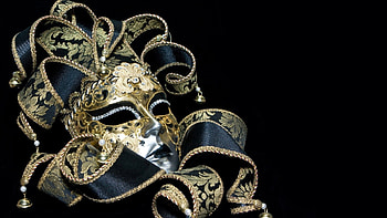 Patterns, Miscellanea, Miscellaneous, Mask, Ribbon, Ribbons, Masquerade HD wallpaper