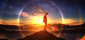 Hatsune Miku Ethereal Glow, hatsune-miku, anime-girl, anime, artist, artwork, digital-art, pixiv HD wallpaper