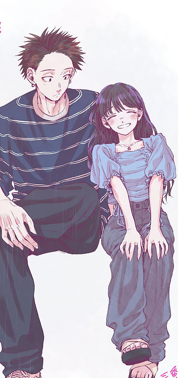 The Fragrant Flower Blooms — Kaoruko & Rintarou, Anime HD phone wallpaper
