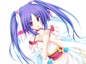 Aoi Narukami, anime girl, 77, white, anime HD wallpaper