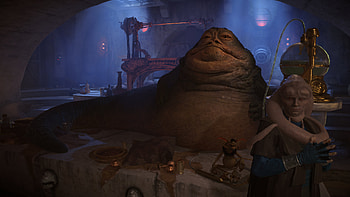 Jabba The Hutt, Star Wars, Jabba the Hutt, Star Wars Outlaws, video game, Sci Fi HD wallpaper