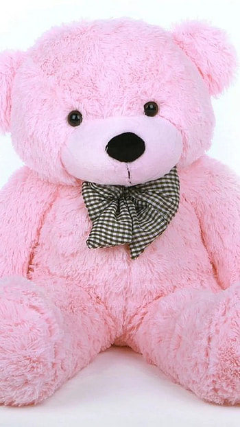Teddy Bear Live, Pink Cute Toy HD phone wallpaper