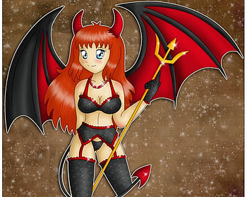 Sexy_Devil, sexy, devil, hot, , girl HD wallpaper