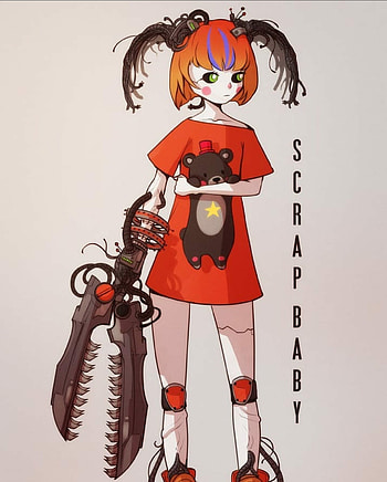 Scrapbaby, fnaffan, scrapbaby, ballora, fnaffandom, williamafton, afton, fnaf6, fnaf, fnaf5, scraptrap, sisterlocation, fnaffanart, elizabedafton, circusbaby HD phone wallpaper
