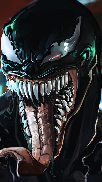 Venom: Comic Bite — , Comic, Venom HD phone wallpaper