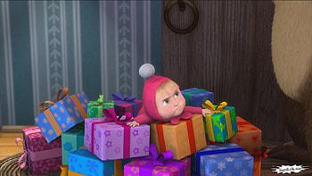 Cartoon, Masha And The Bear HD wallpaper