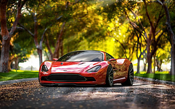 Aston Martin, Martin, car, Aston, red HD wallpaper