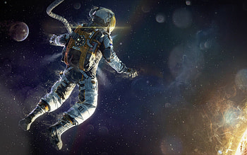 Astronaut in space, Cosmic backgrounds, Stellar landscapes, Celestial wonders HD wallpaper