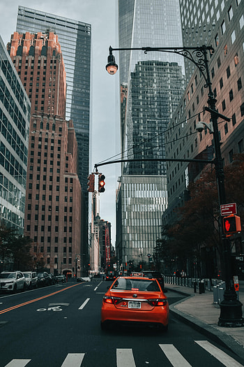 Cities, Cars, City, Building, Road, Street HD phone wallpaper