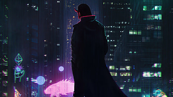 In Cyber City Cyberpunk, cyberpunk, scifi, artist, artwork, digital-art, artstation HD wallpaper