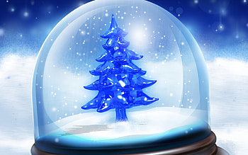 Winter, Background, Snow, Fir-Trees HD wallpaper