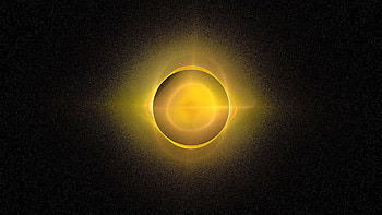 Abstract, Shine, Light, Paint, Dark Background, Circle HD wallpaper