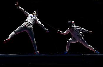 Kristina Kuusk, Fencing HD wallpaper