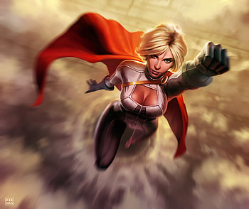 Power Girl Artwork, power-girl, artwork, artist, artstation HD wallpaper