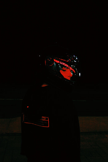 Dark, Shine, Light, Helmet, Face HD phone wallpaper
