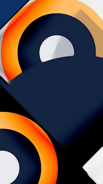 jfdgoids, digital, navy blue, tech, new, android, pattern, yellow, abstract, , orange, 3d, samsung, blue, material, modern, flat, future, , design, circle, galaxy, , graphic HD phone wallpaper