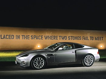 Auto, Aston Martin, Cars, Asphalt, Grey, Side View, V12, Vanquish, 2001 HD wallpaper