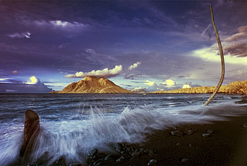 Storm, nature, ocean, beach HD wallpaper