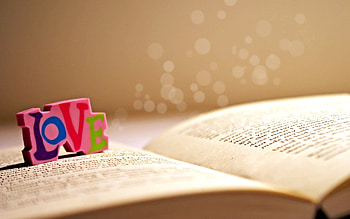 Love, Multicolored, Motley, Inscription, Book HD wallpaper